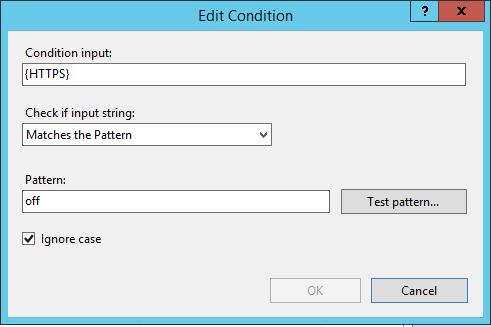 IIS add new condition