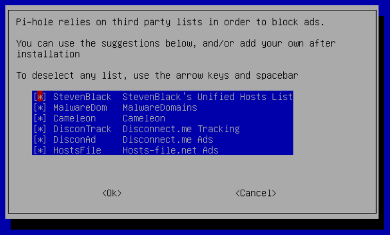 Pi-hole Blocklists